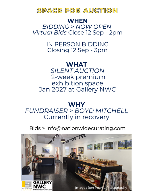 AUCTION of 2-week exhibition space!