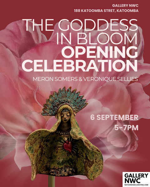 OPENING CELEBRATION TODAY at Gallery NWC! Canvas Clay: The Goddess in Bloom