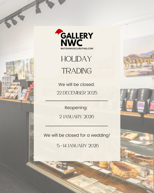 NOT LONG NOW! GALLERY NWC REOPENS ON JANUARY 2ND!