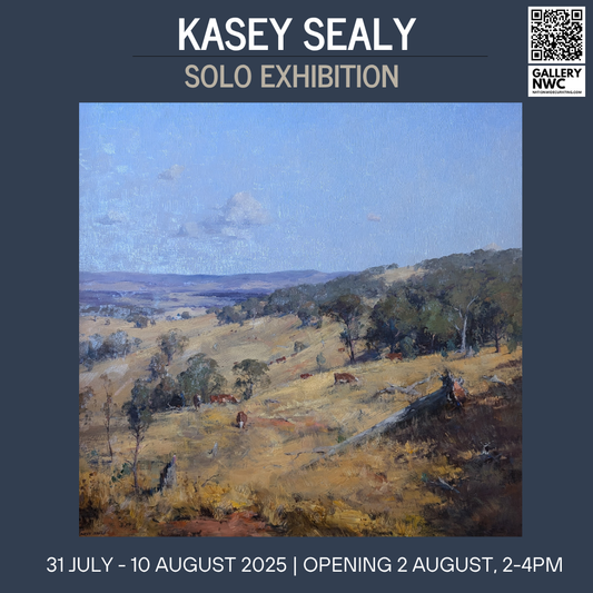 COMING SOON TO GALLERY NWC! Landscapes from Australia and Italy - a solo exhibition of works by artist Kasey Sealy