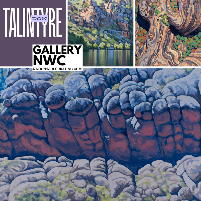 Don Talintyre's solo exhibition at Gallery NWC continues to the 6th of April at Gallery NWC