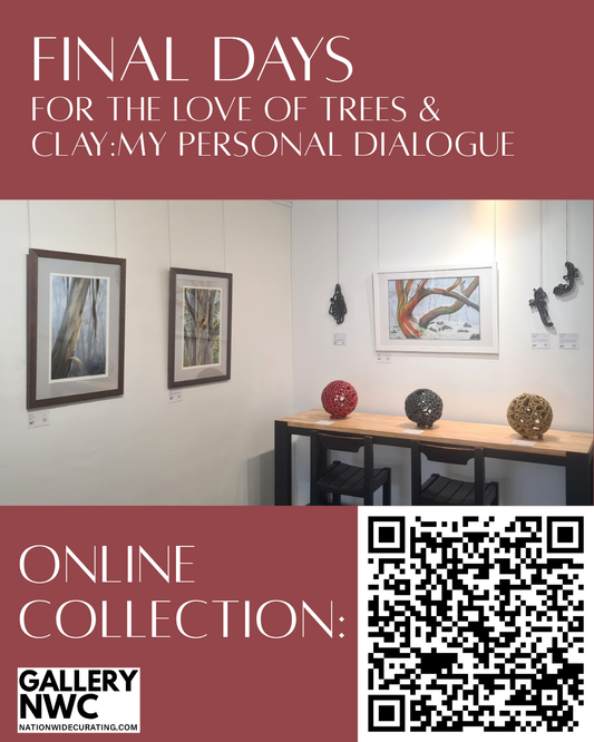 For the Love of Trees by Sue Gasser, & Clay: My Personal Dialogue by Therese McMahon CONTINUES!
