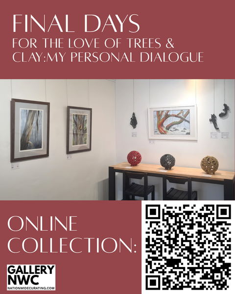For the Love of Trees by Sue Gasser, & Clay: My Personal Dialogue by Therese McMahon CONTINUES!