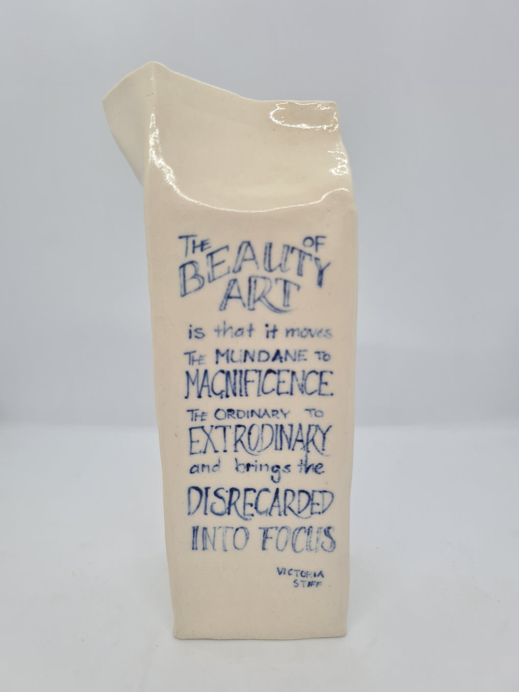 Milk Carton 003 - The Beauty of Art