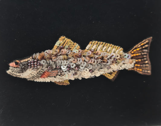 Spotted Trout Brooch