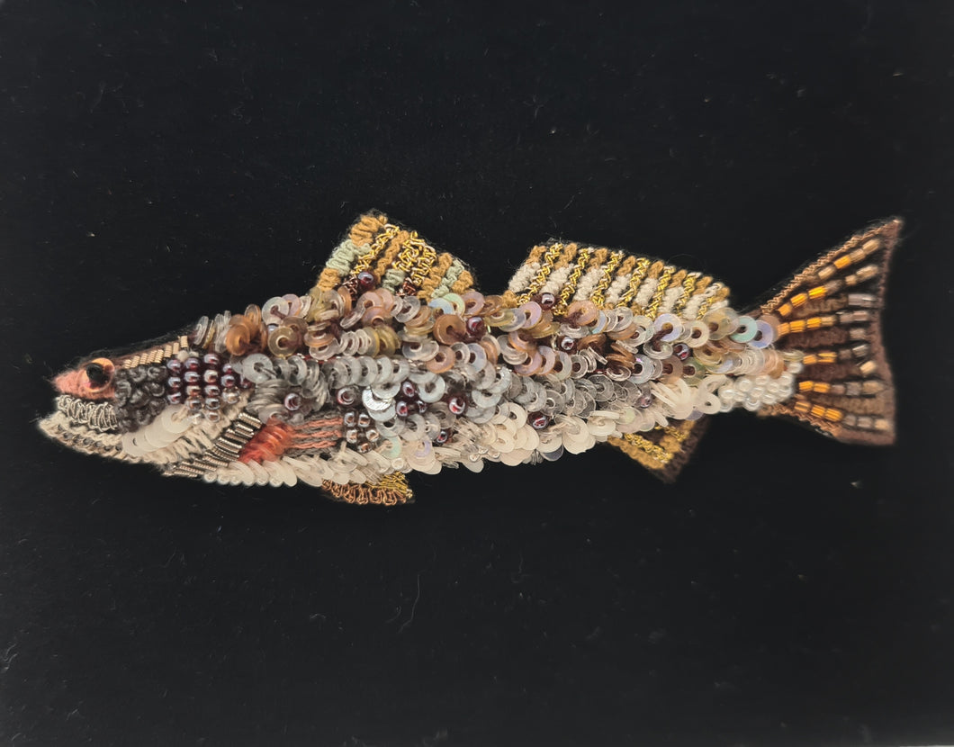 Spotted Trout Brooch