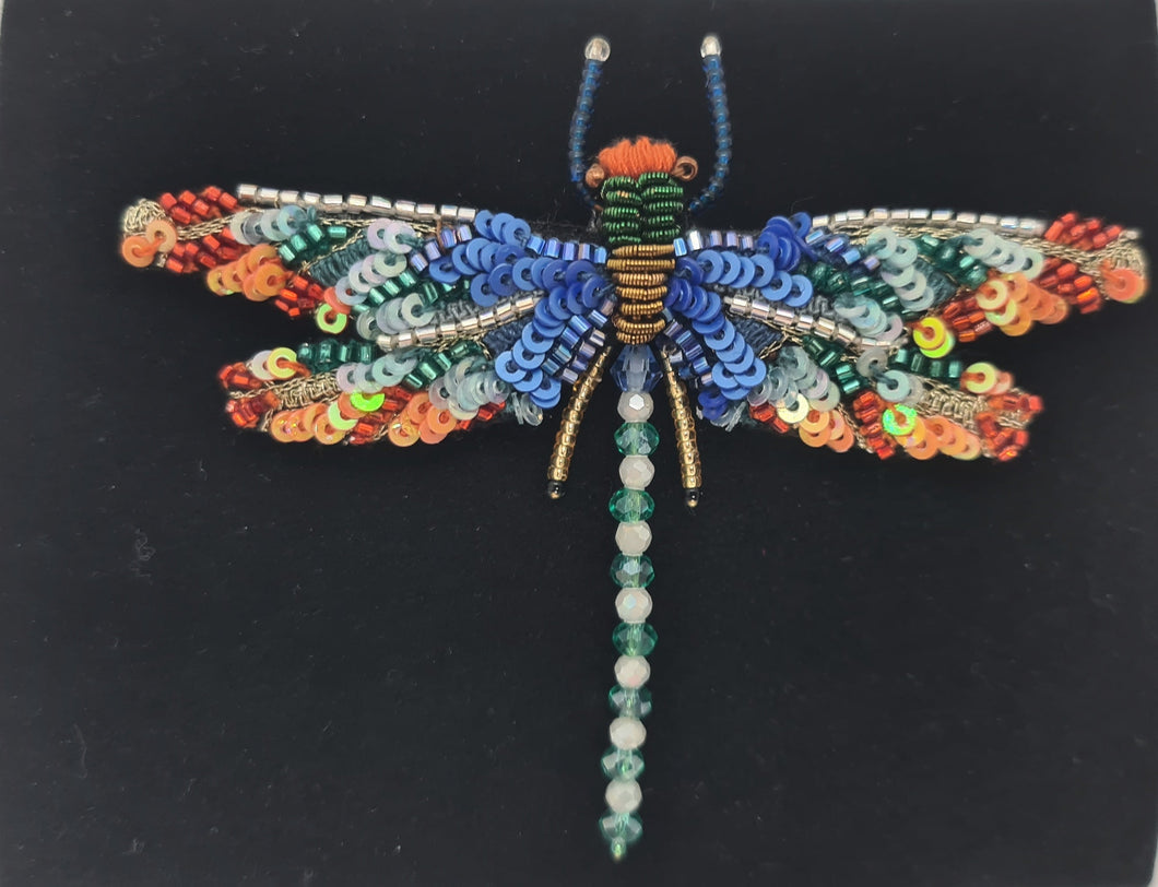 Sunrise Dragonfly Brooch