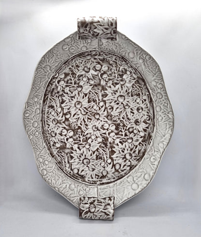 Flannel Flower Special Oval Platter