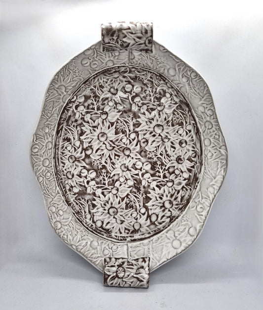 Flannel Flower Special Oval Platter