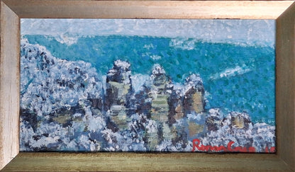 Three Sisters in Snow at Katoomba