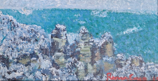 Three Sisters in Snow at Katoomba