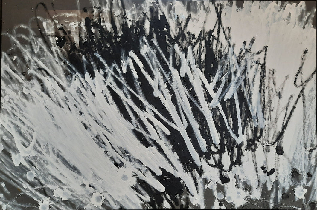 Cane Painting #18 (Vibrations) 2022