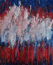 Load image into Gallery viewer, Oil Stick Study (Blue and Red) 2023
