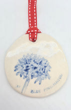 Load image into Gallery viewer, Blue Pincushion Ornament
