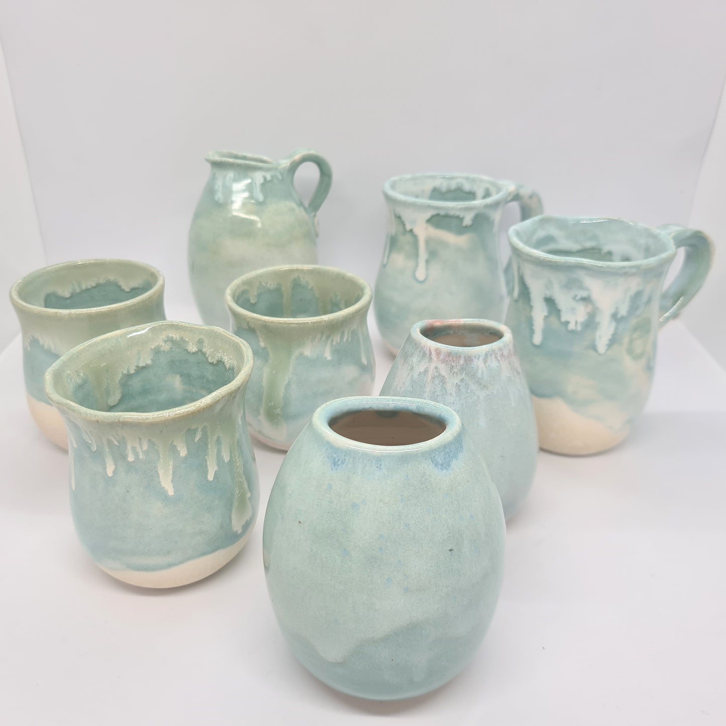 CREAM AND BLUE & GREEN SET/SERIES