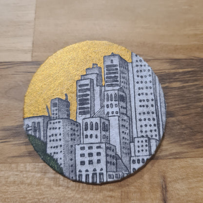 Printed Brooches - Assorted