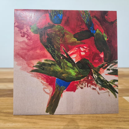 King Parrots card