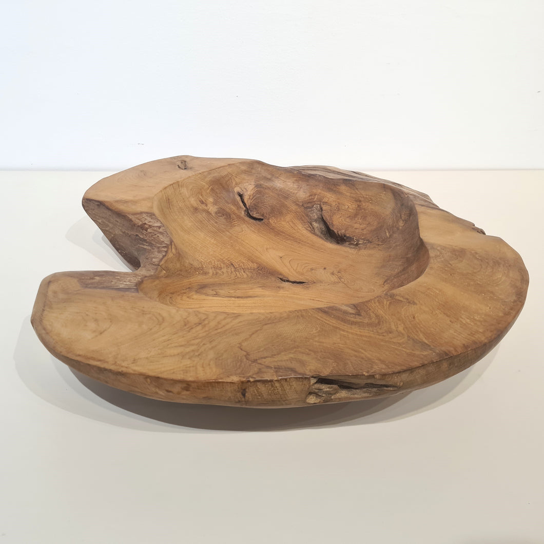 Yeira Large Teak Bowl