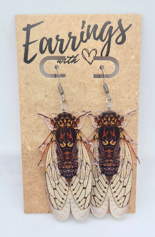 Cicada Earrings