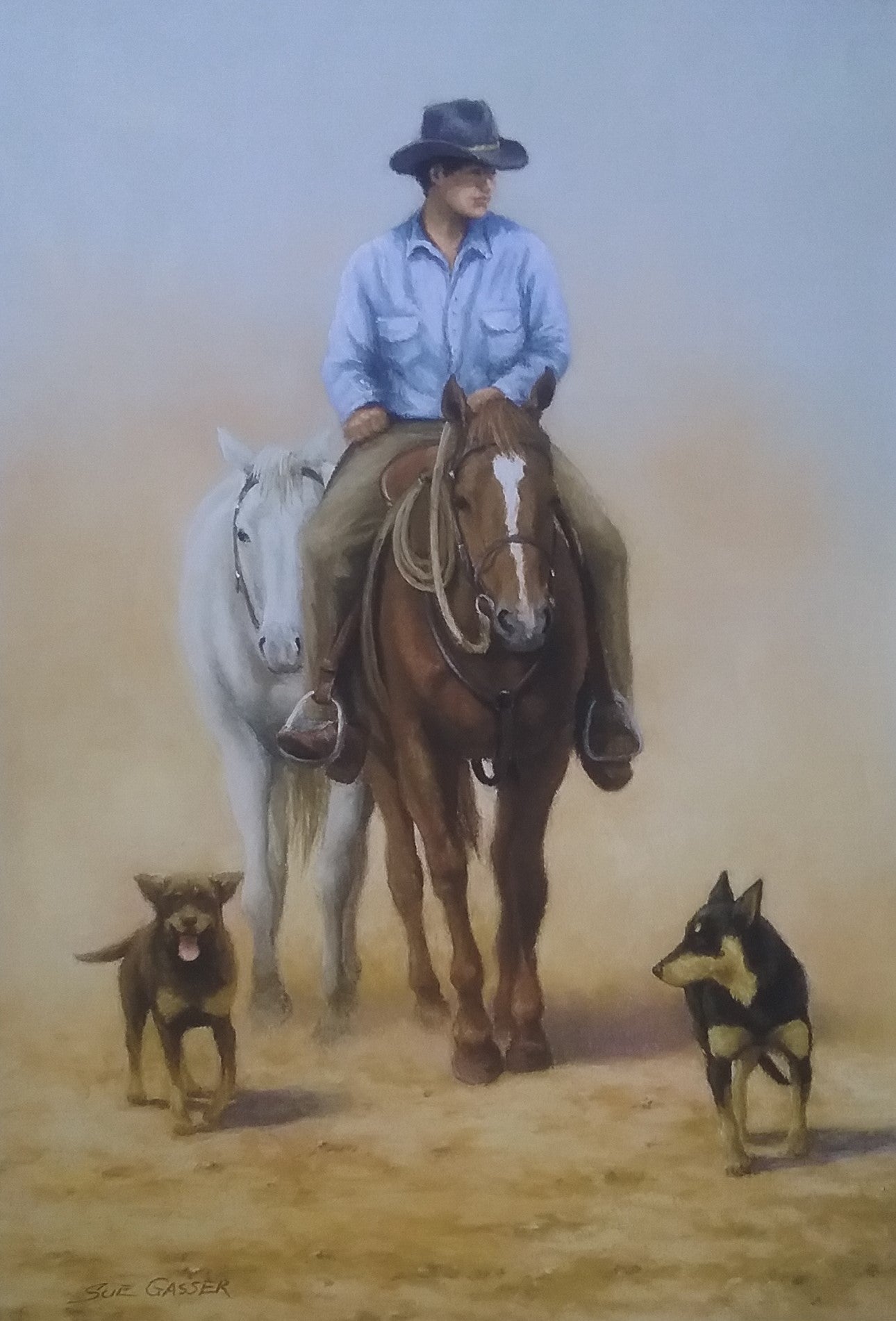 Works on Paper (unframed) by Sue Gasser