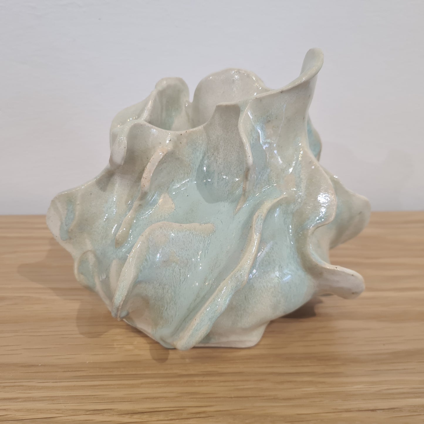 Green Drip Vases