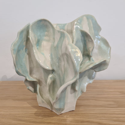 Green Drip Vases