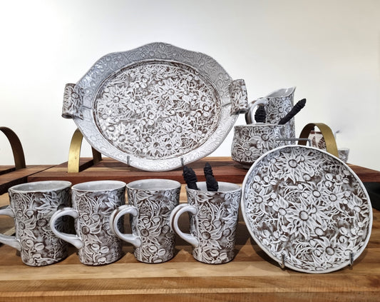 Flannel Flower Mugs -Heath (short & tall)