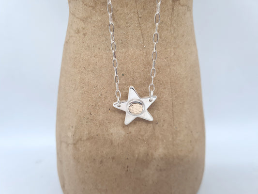 Goldie Star (9ct gold & silver)