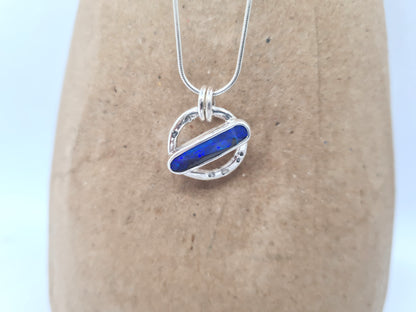 Sandbar (boulder opal, silver)