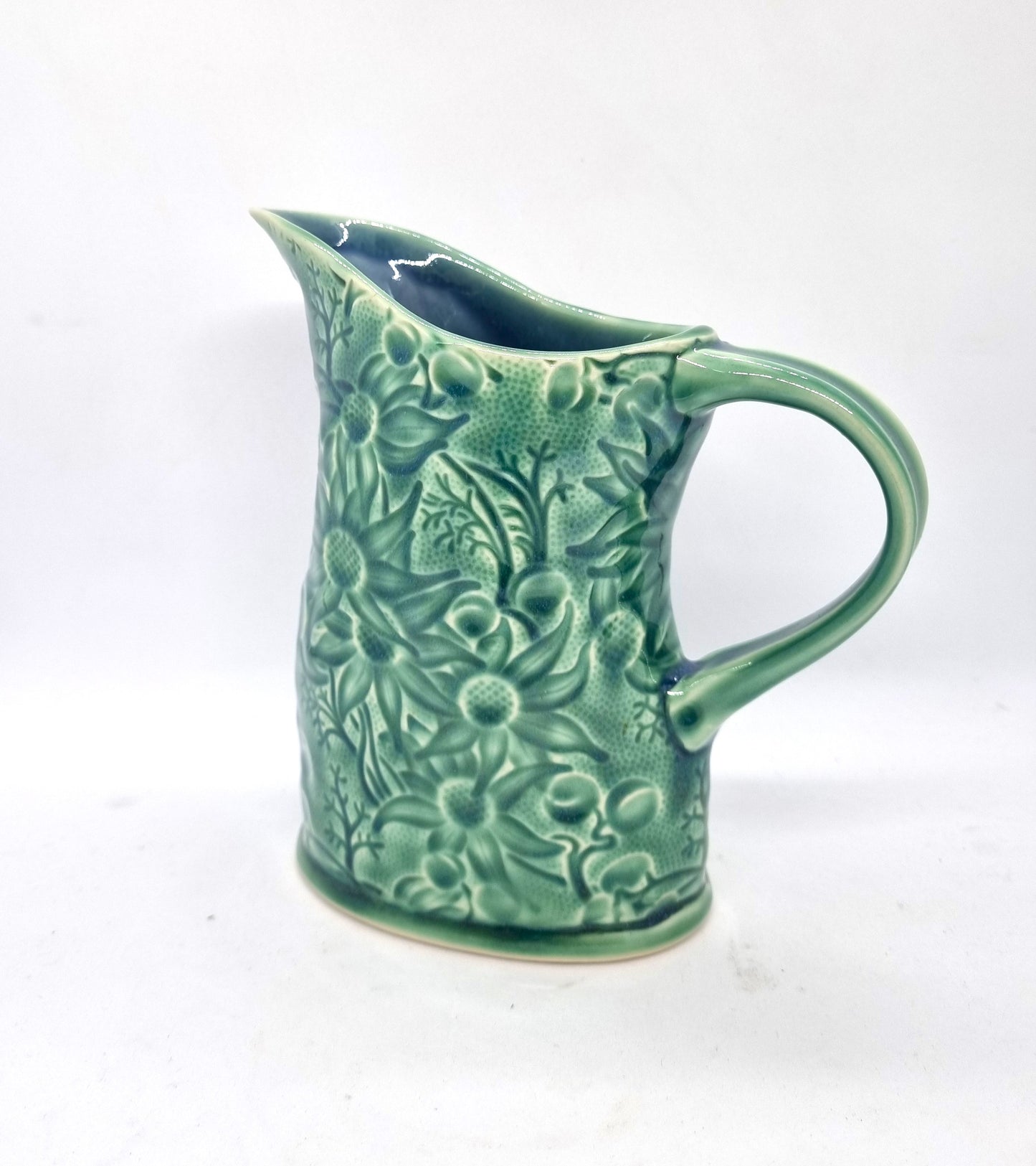 Flannel Flower Small Pitcher Green