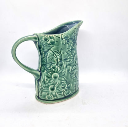 Flannel Flower Small Pitcher Green