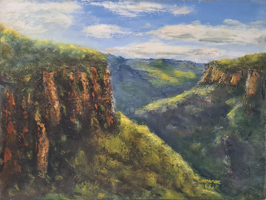 A View From Govetts Leap - AUCTION PIECE