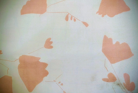 Apricot Pattern Sheer Scarves