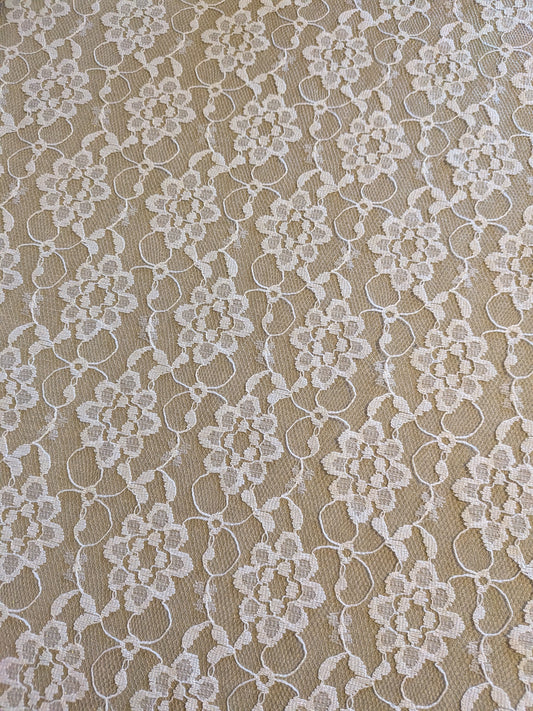White Lace Scarf