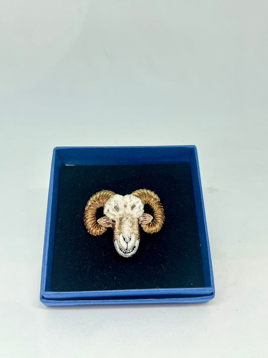 Bighorn Brooch