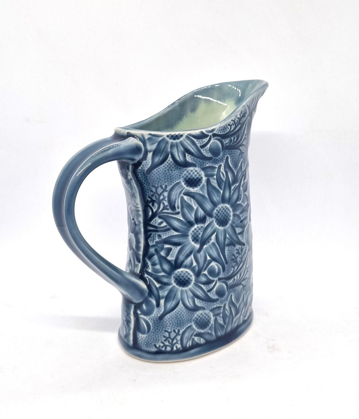 Blue Flannel Flower Small Pitcher