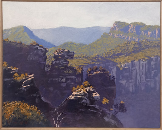 Boars head rock and Narrow Neck trail, early morning