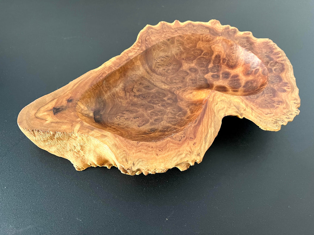 Carved Bowl: Brown Mallee Burl (Medium)