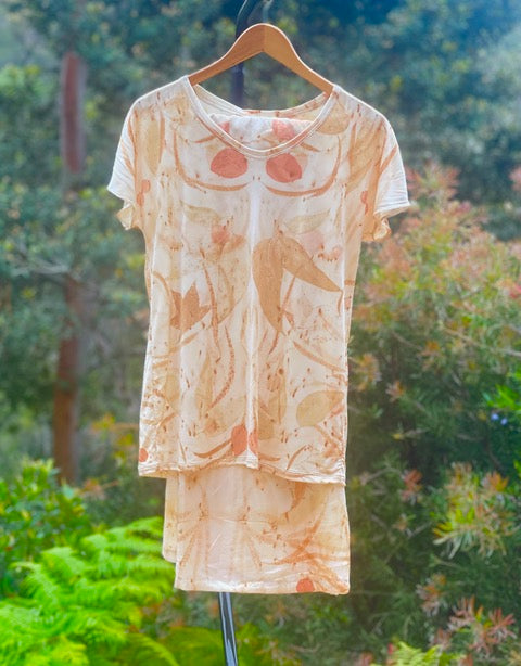 Eco Printed Silk PJ's (small)