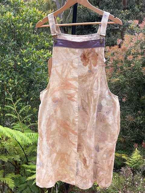 Eco Printed and dyed Silk Pini