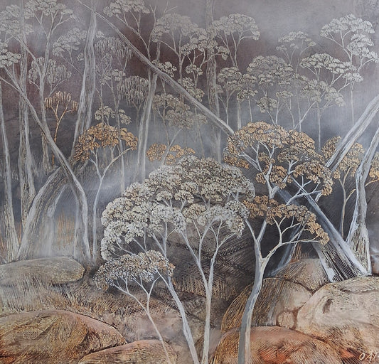 Gum Tree in the Mist