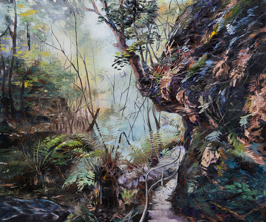 Early Mist at the Canyon - Giclee print - 3 sizes