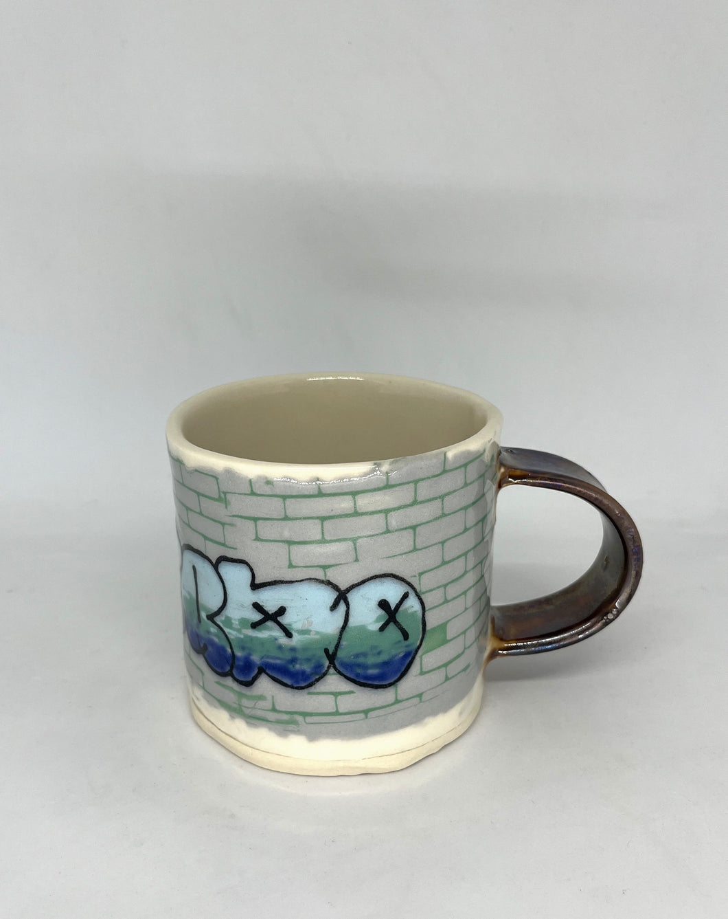 Graffiti Mug - Weirdo Blue