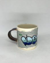 Load image into Gallery viewer, Graffiti Mug - Weirdo Blue

