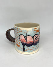 Load image into Gallery viewer, Graffiti Mug - Weirdo Pink and Black
