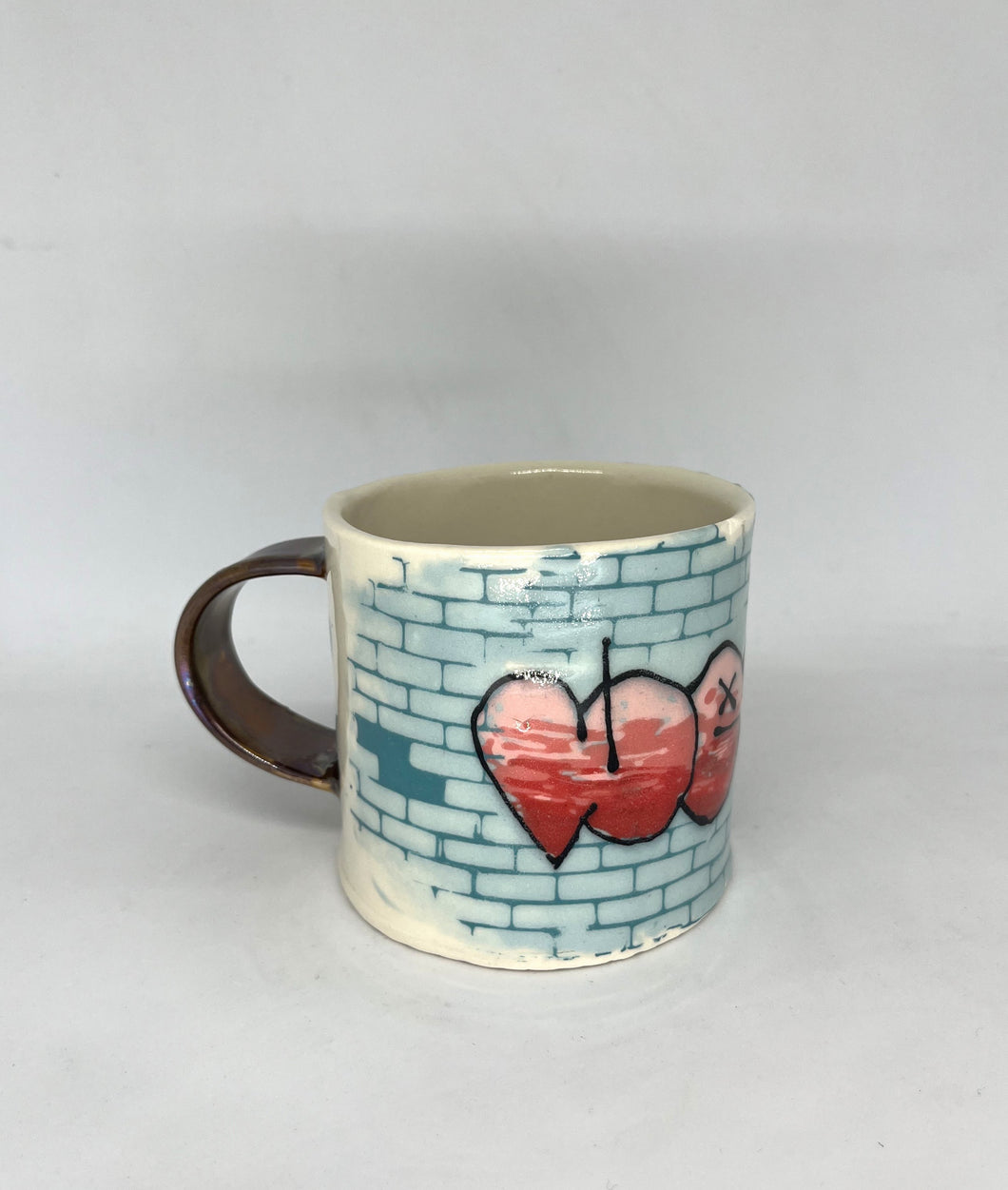 Graffiti Mug - Weirdo Red