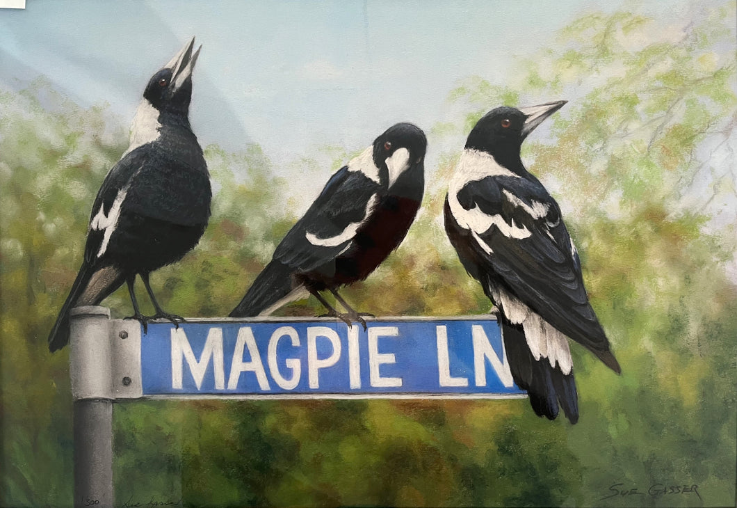 Magpie Lane - Limited Edition Print