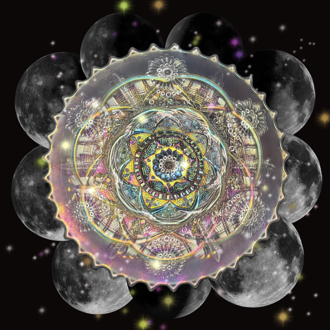 Moon Cycle Persian Garden (Pool of pearls back pattern) (Dugan/Diamond)