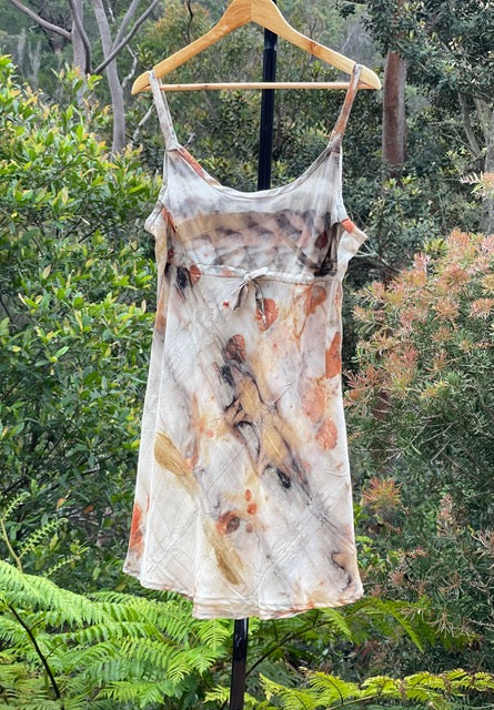 Eco Printed Silk Negligee