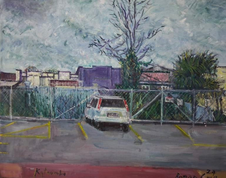 Outside Woolworths Katoomba